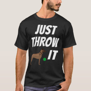 Grappig Belgisch Malinois gooi het maar op de maag T-shirt