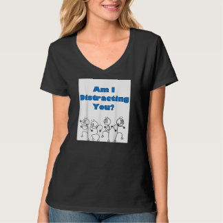 Grappig ben ik afleiden u stick Man ontwerp T-shirt