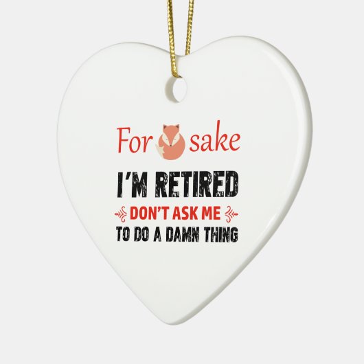 Grappig ben ik teruggetrokken design keramisch ornament (Links)