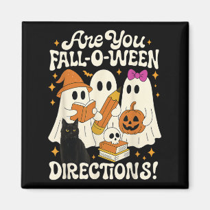 Grappig ben je Herfst o Ween Routebeschrijving Ler Magneet