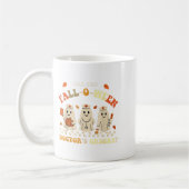 Grappig Bent U Fall O Ween Dokter S Val Halloween Koffiemok (Links)