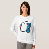 Grappig benzinestation brandstofpomp t-shirt (Voorkant volledig)