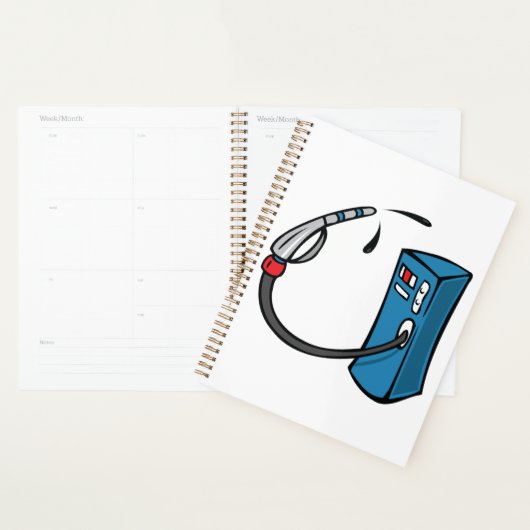 Grappig benzinestation brandstofstation planner (Display)