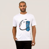 Grappig benzinestation t-shirt (Voorkant volledig)
