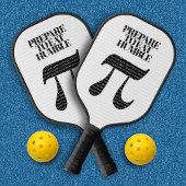 Grappig bereid om een of andere Humble Pi te eten Pickleball Paddle