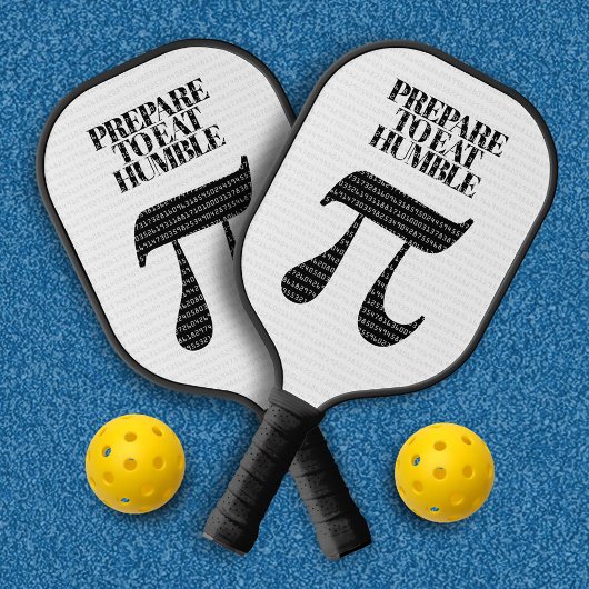 Grappig bereid om een of andere Humble Pi te eten Pickleball Paddle