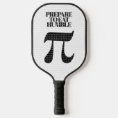 Grappig bereid om een of andere Humble Pi te eten Pickleball Paddle (Voorkant)