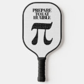 Grappig bereid om een of andere Humble Pi te eten Pickleball Paddle (Achterkant)