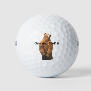 Grappig berenontwerp golfballen