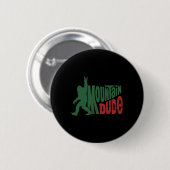 Grappig Bergmannetje Bigfoot Sasquatch Wandelcadea Ronde Button 5,7 Cm (Voorkant /achterkant)