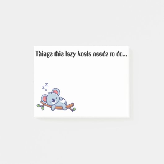 Grappig bericht dat het opmerkt post-it® notes (Voorkant)