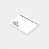 Grappig bericht dat het opmerkt post-it® notes (Schuin)