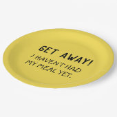 Grappig bericht Geel Get Away Papier Bord (Gekanteld)