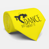 Grappig bericht - gewoon dans over het 1 stropdas (Opgerold)