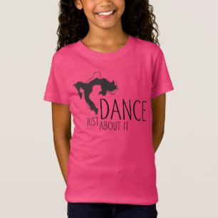 Grappig bericht - gewoon dans over het 1 t-shirt