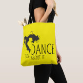 Grappig bericht - gewoon dans over het 1 tote bag (Dichtbij)