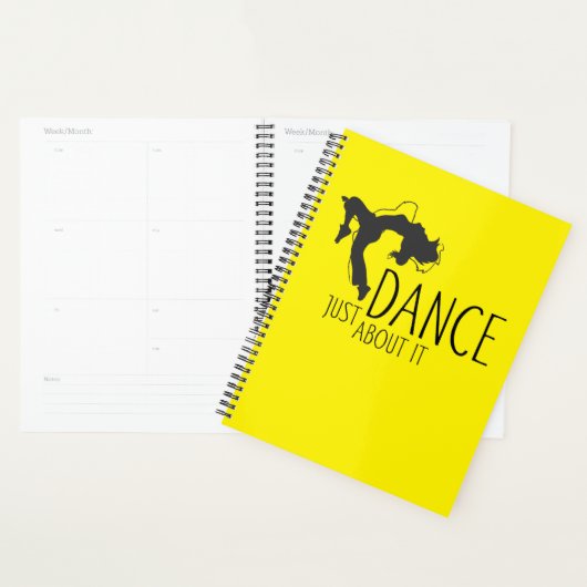 Grappig Bericht - Gewoon Er Overheen Dansen 1 Planner (Display)