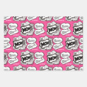 Grappig bericht | Moederdag-inpakpapier Inpakpapier Vel (Voorkant)