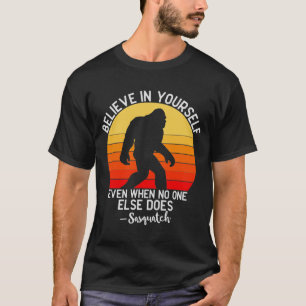 Grappig bericht van Big Foot/Sasquatch T-shirt
