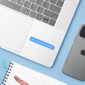Grappig bericht van Sasquatch Sticker (Laptop met iPhone)