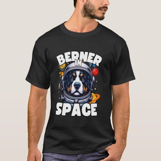 Grappig Bernese Berghond Ontwerp Berghond Liefhebb T-shirt (Voorkant)