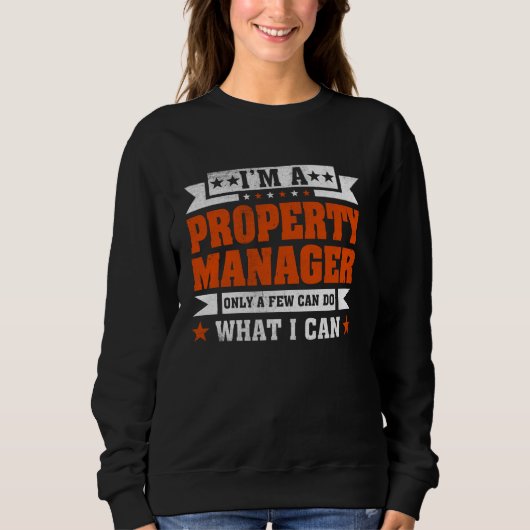 Grappig beroep citaat Ik ben een property manager Trui (Voorkant)