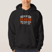 Grappig beroep citaat Ik ben een server Hoodie (Voorkant)