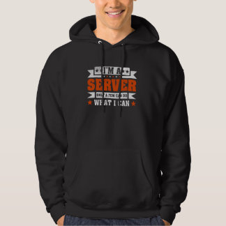 Grappig beroep citaat Ik ben een server Hoodie