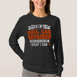 Grappig beroep citaat Ik ben een spoor auto repara T-shirt