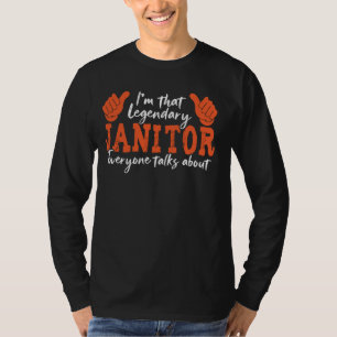Grappig beroep citaat legendarische conciërge t-shirt