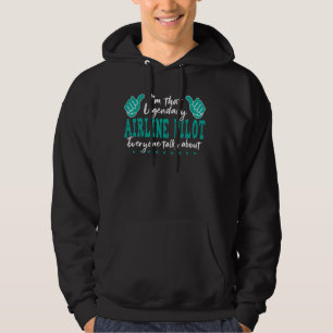 Grappig beroep citaat legendarische luchtverkeersl hoodie