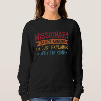 Grappig beroep citaat missionaris trui