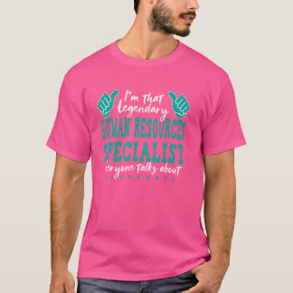 Grappig beroep citeert legendarische Human Resourc T-shirt