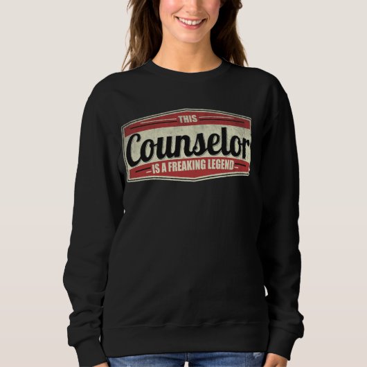 Grappig beroep Quote Counselor Trui (Voorkant)