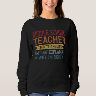 Grappig beroep Quote Middelbare school leraar Trui