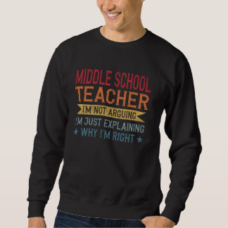 Grappig beroep Quote Middelbare school leraar Trui