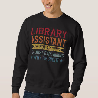 Grappig Beroepscitaat Bibliotheekassistent Trui