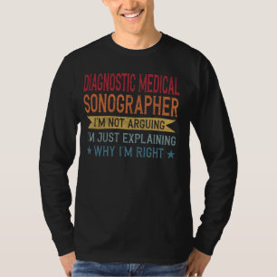 Grappig Beroepscitaat Diagnostische Medische Sonog T-shirt