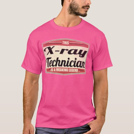 Grappig Beroepscitaat X-ray Technician T-shirt (Voorkant)