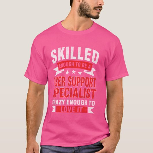 Grappig Beroepsofferte Geschoolde gebruikersonders T-shirt (Voorkant)