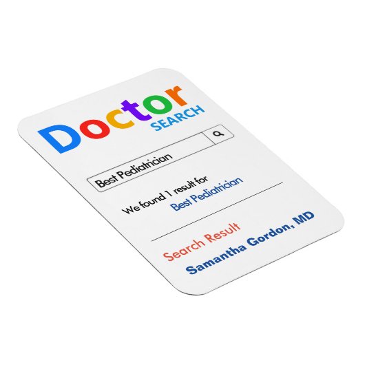 Grappig Best Doctor Gift Magneet (Rechterzijde)