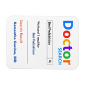 Grappig Best Doctor Gift Magneet (Horizontaal)