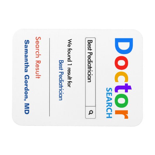 Grappig Best Doctor Gift Magneet (Horizontaal)