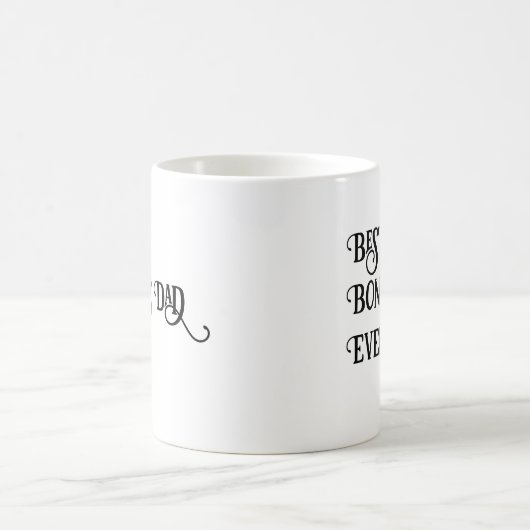 Grappig beste bonusvader ooit voor vaderdag koffiemok (Center)