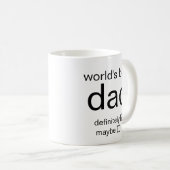 Grappig Beste Dad Oasis Mok | Music Lover Gift | g (Voorkant rechts)