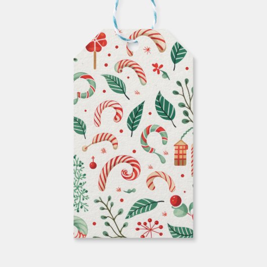 Grappig Beste Kerstman Schattigee Kerst Cadeaulabel (Achterkant)