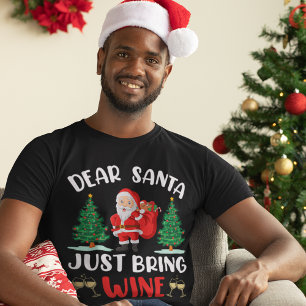 Grappig Beste Kerstman Wijn Kerstmis T-shirt