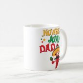 Grappig Beste Mexicaanse vader Spaanse vaderdag Mo Koffiemok (Voorkant rechts)