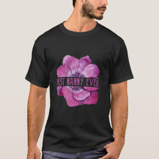 Grappig Beste Nanny Ooit Anemone Kleding Italiaans T-shirt