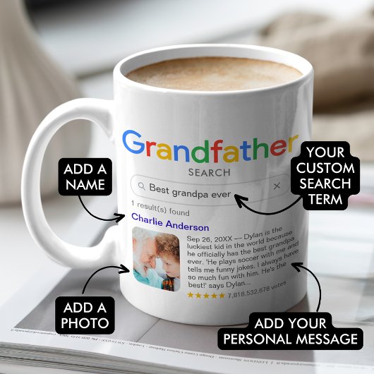 Grappig beste opa ooit zoekresultaten met foto koffiemok